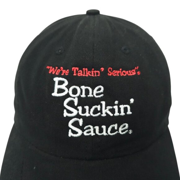Bone Suckin Sauce Embroidered Logo Strapback Cap Trucker Baseball BBQ Hat - Picture 7 of 14